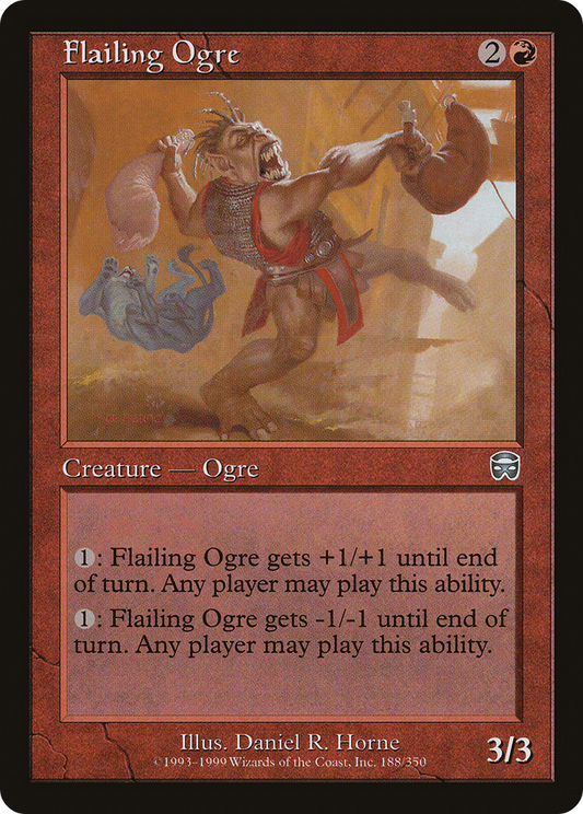 Flailing Ogre (MMQ-188) - Mercadian Masques Foil