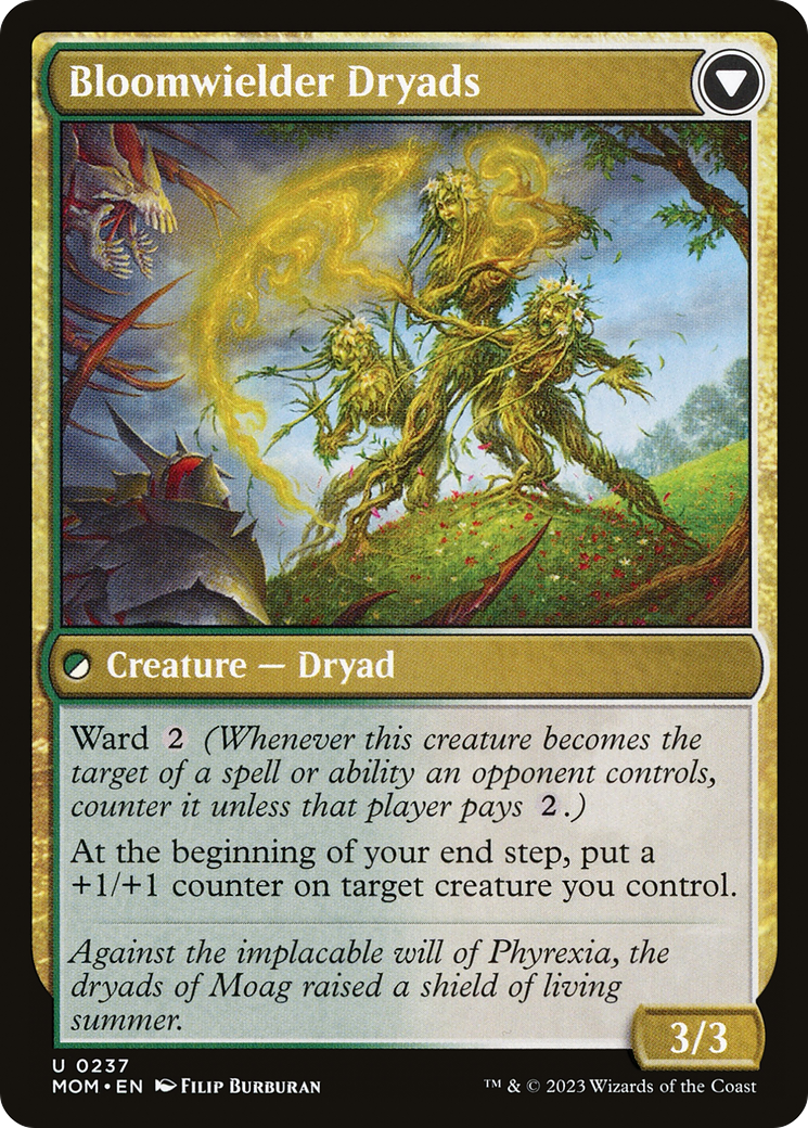 Invasion of Moag // Bloomwielder Dryads (MOM-237) - March of the Machine