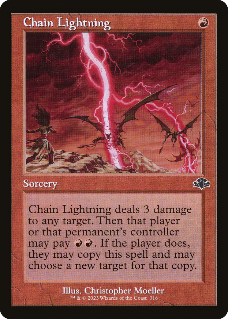 Chain Lightning (DMR-316) - Dominaria Remastered Foil