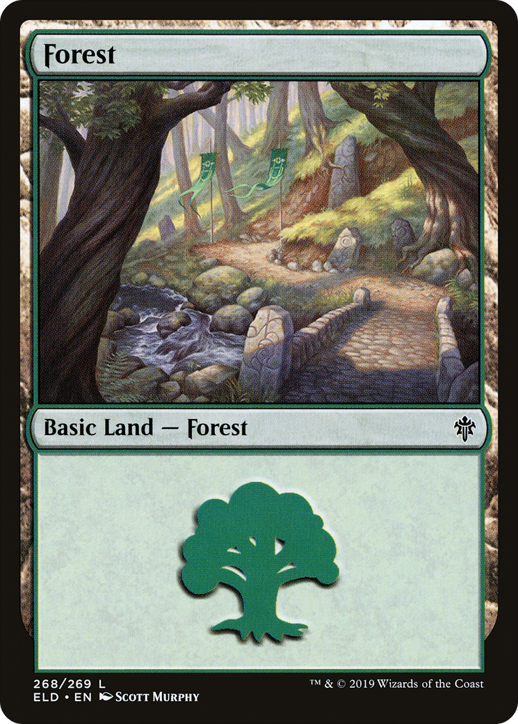 Forest (ELD-268) - Throne of Eldraine Foil