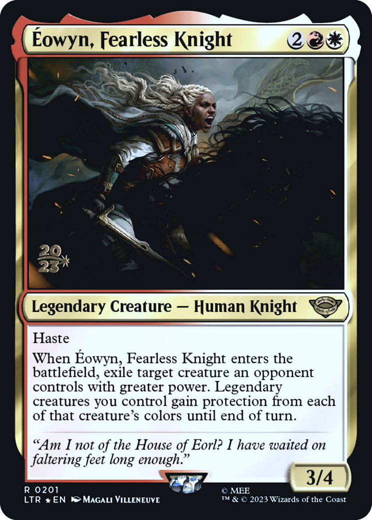 Éowyn, Fearless Knight (PRE-201) - Tales of Middle-earth Promos Foil