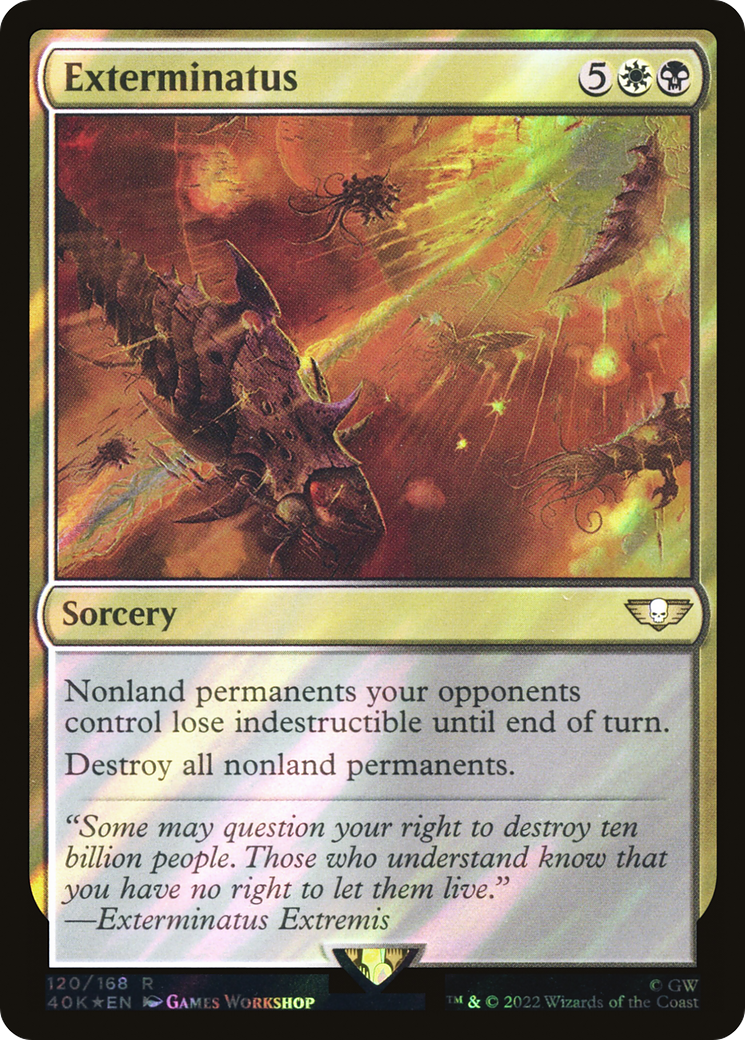 Exterminatus (40K-120★) - Warhammer 40,000 Commander Foil