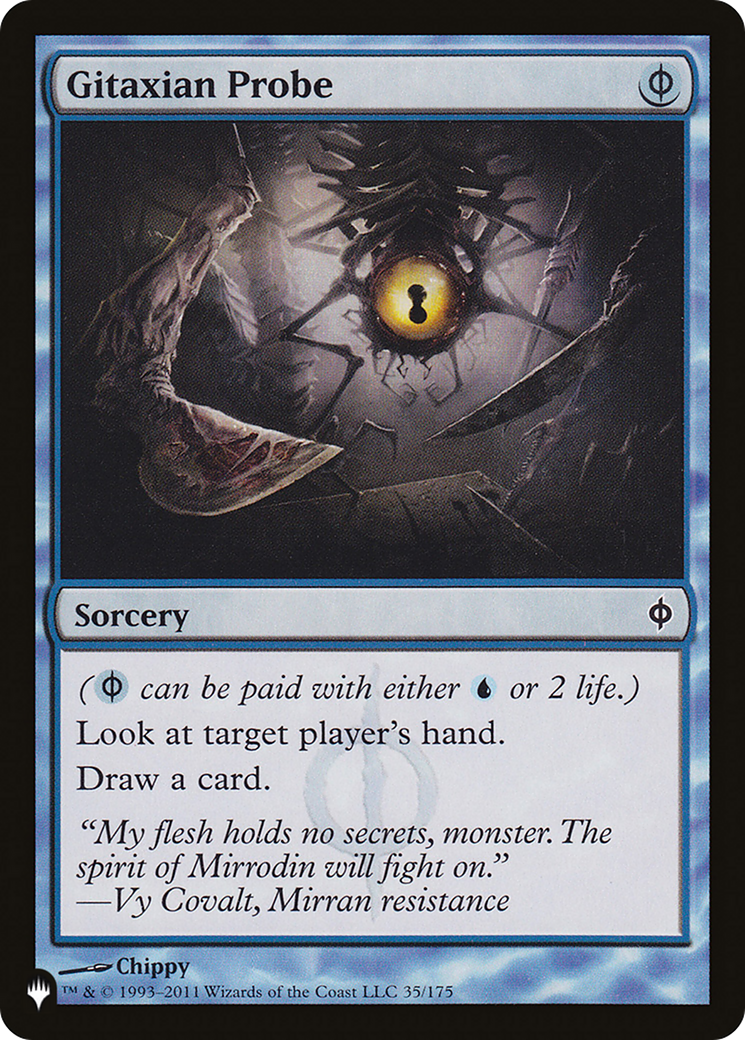 Gitaxian Probe (LIST-NPH-35) - The List