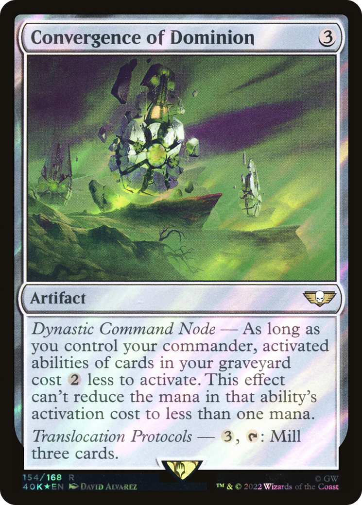 Convergence of Dominion (40K-154★) - Warhammer 40,000 Commander Foil
