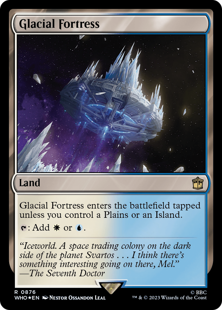 Glacial Fortress (WHO-876) - Doctor Who Foil