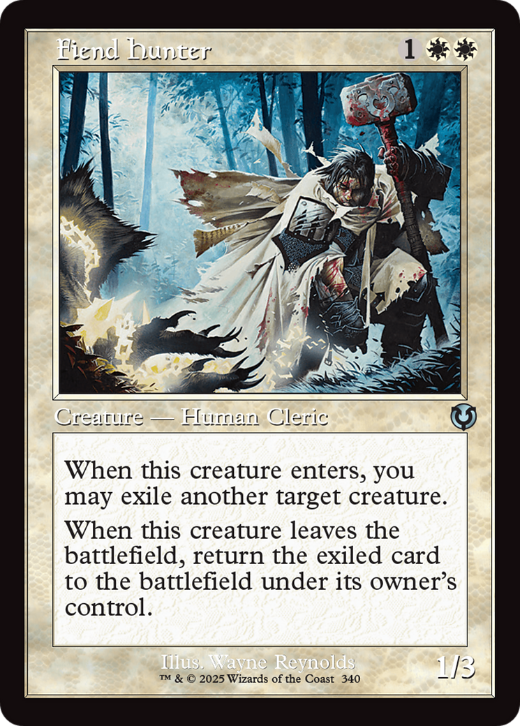 Fiend Hunter (INR-340) - Innistrad Remastered Foil
