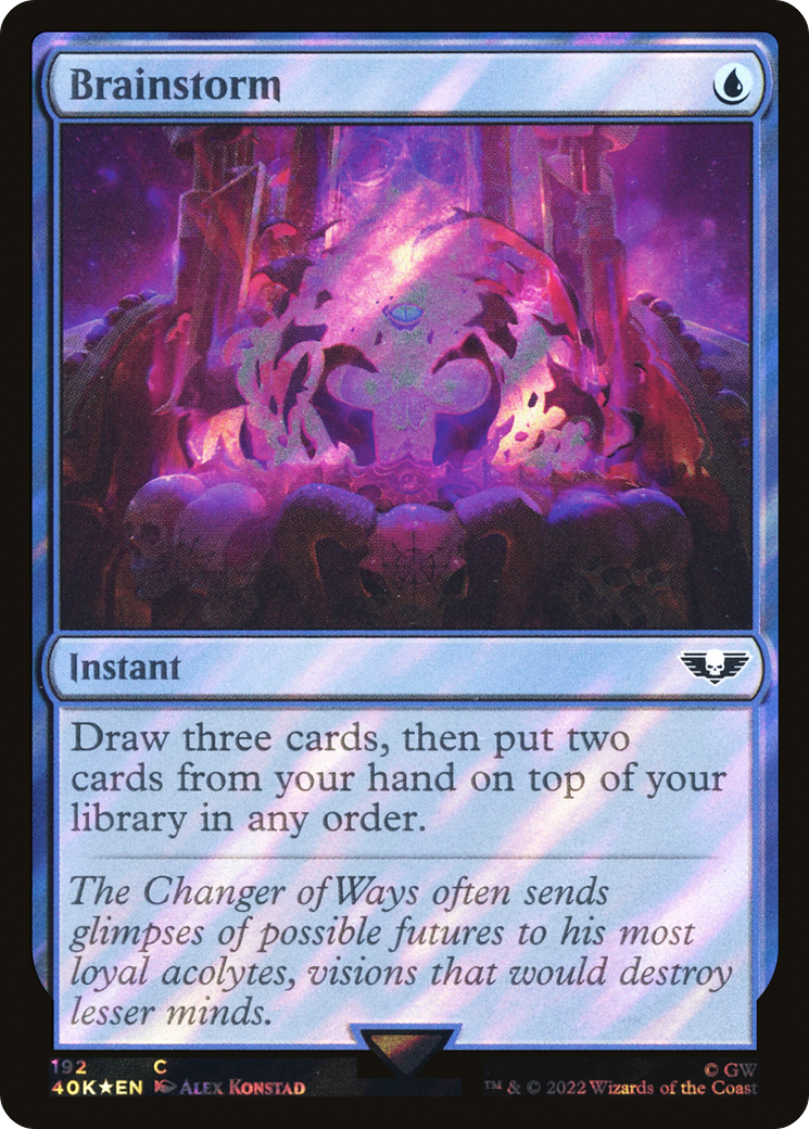 Brainstorm (40K-192) - Warhammer 40,000 Commander Foil