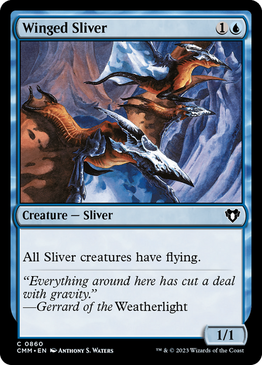 Winged Sliver (CMM-860) - Commander Masters