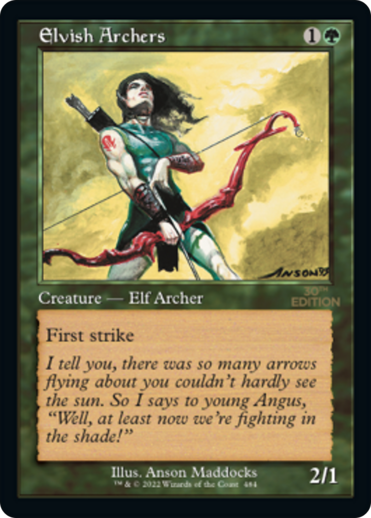 Elvish Archers (30A-484) - 30th Anniversary Edition