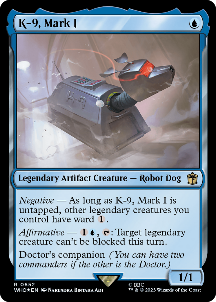 K-9, Mark I (WHO-652) - Doctor Who Foil