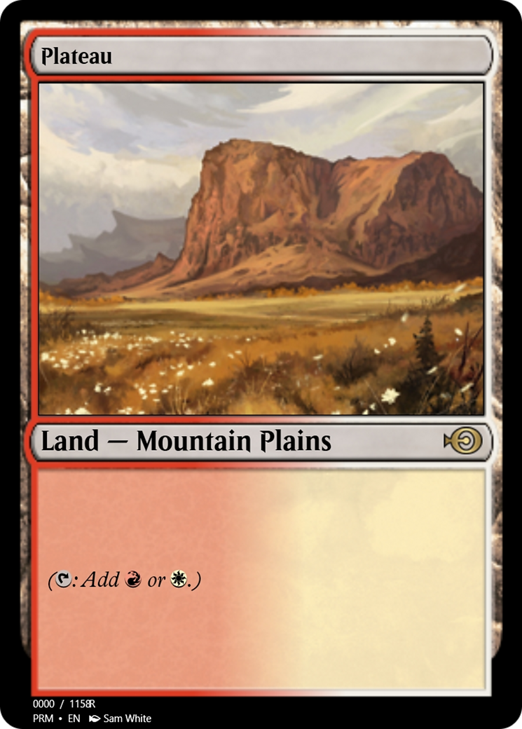 Plateau (PRM-99665) - Magic Online Promos Foil