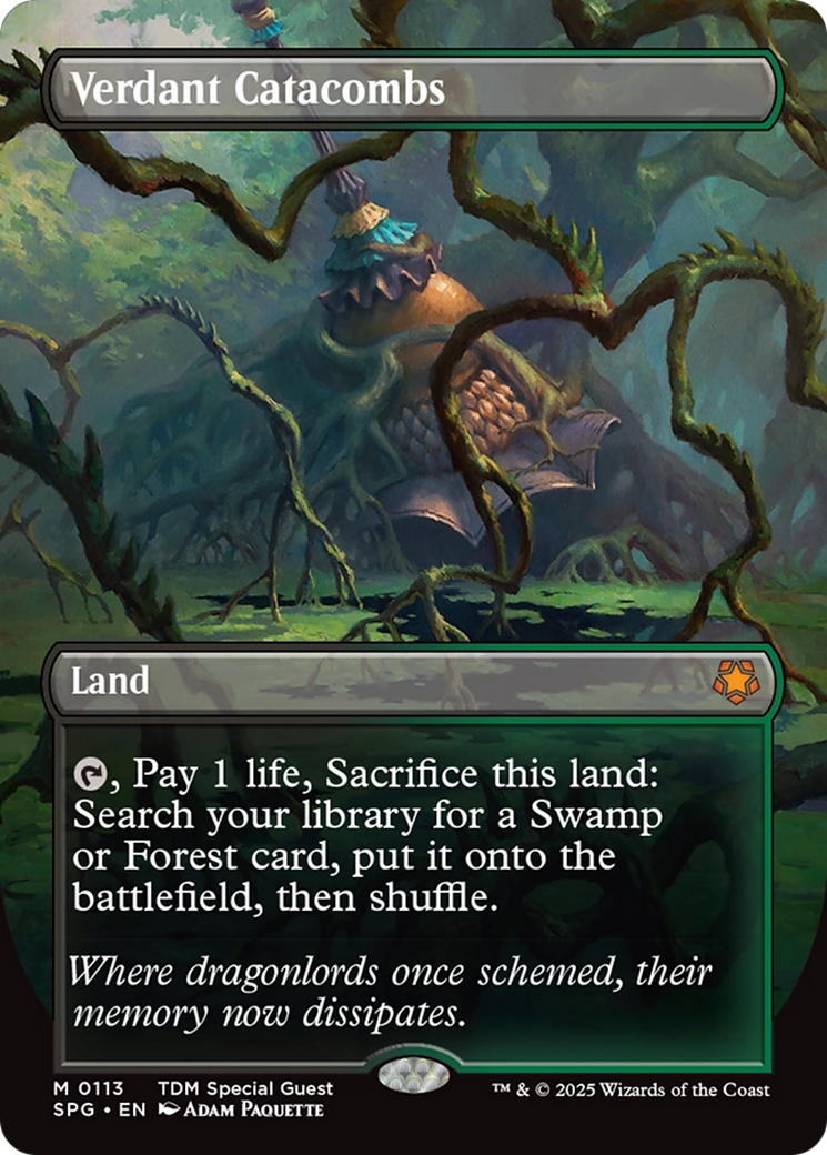 Verdant Catacombs (SPG-113) - Special Guests (Borderless) Foil