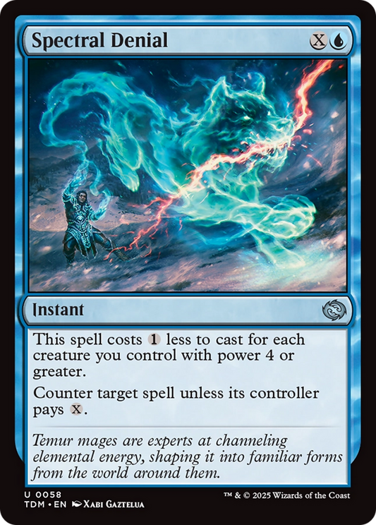 Spectral Denial (TDM-058) - Tarkir: Dragonstorm Foil