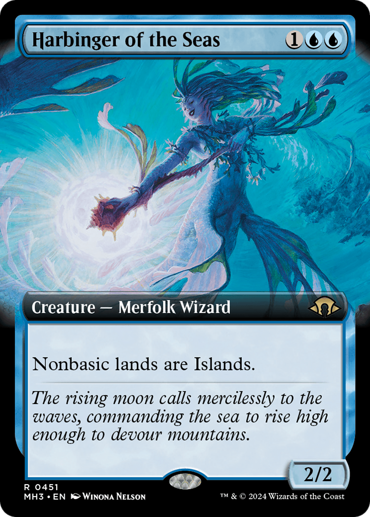 Harbinger of the Seas (MH3-451) - Modern Horizons 3: (Extended Art) Foil