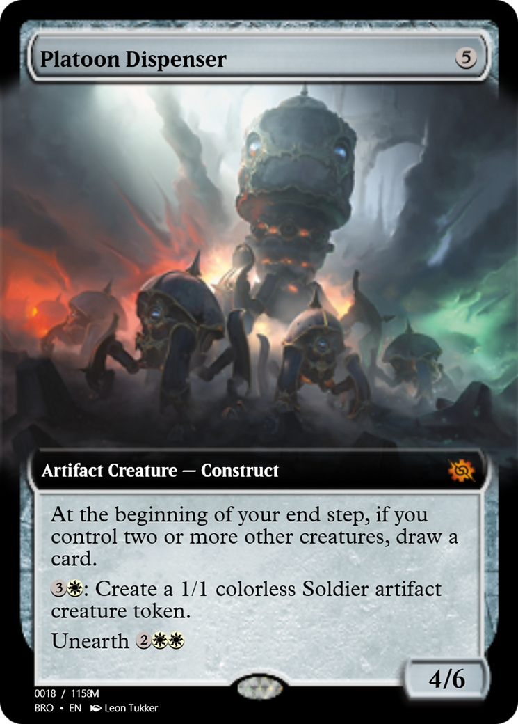 Platoon Dispenser (PRM-105646) - Magic Online Promos Foil
