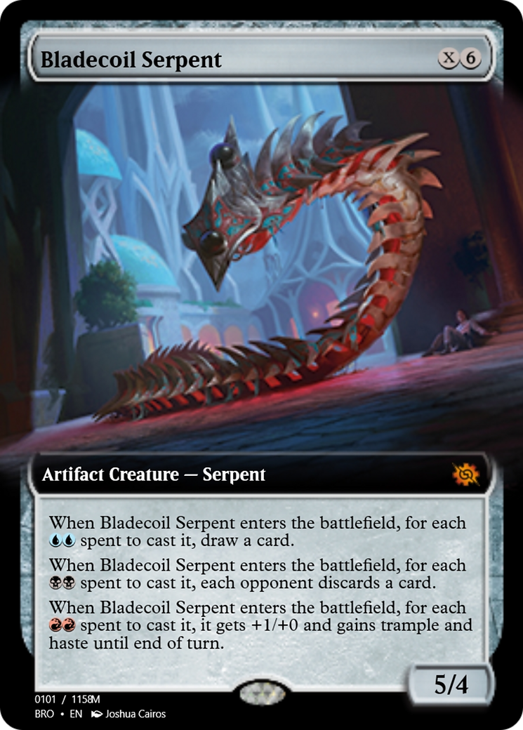Bladecoil Serpent (PRM-105810) - Magic Online Promos