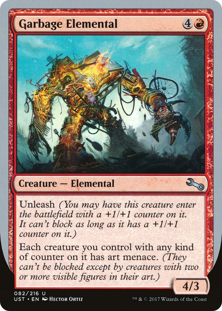 Garbage Elemental (UST-082) - Unstable Foil