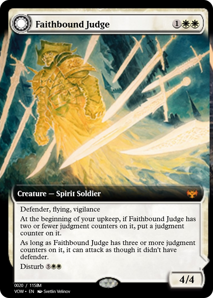 Faithbound Judge // Sinner's Judgment (PRM-95279) - Magic Online Promos Foil