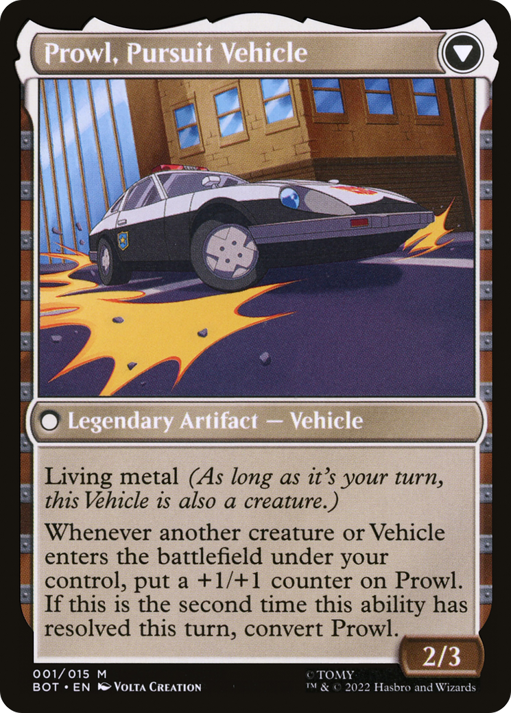 Prowl, Stoic Strategist // Prowl, Pursuit Vehicle (BOT-001) - Transformers