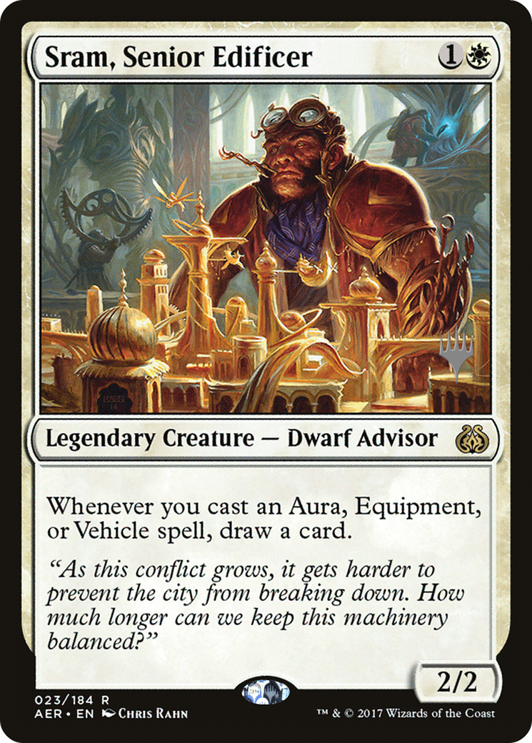 Sram, Senior Edificer (PPKHM-) - Aether Revolt Promos Foil