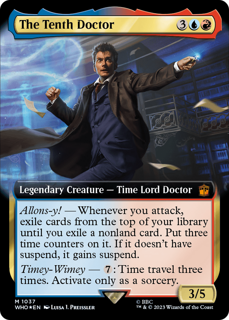 The Tenth Doctor (WHO-1037) - Doctor Who: (Extended Art) Foil