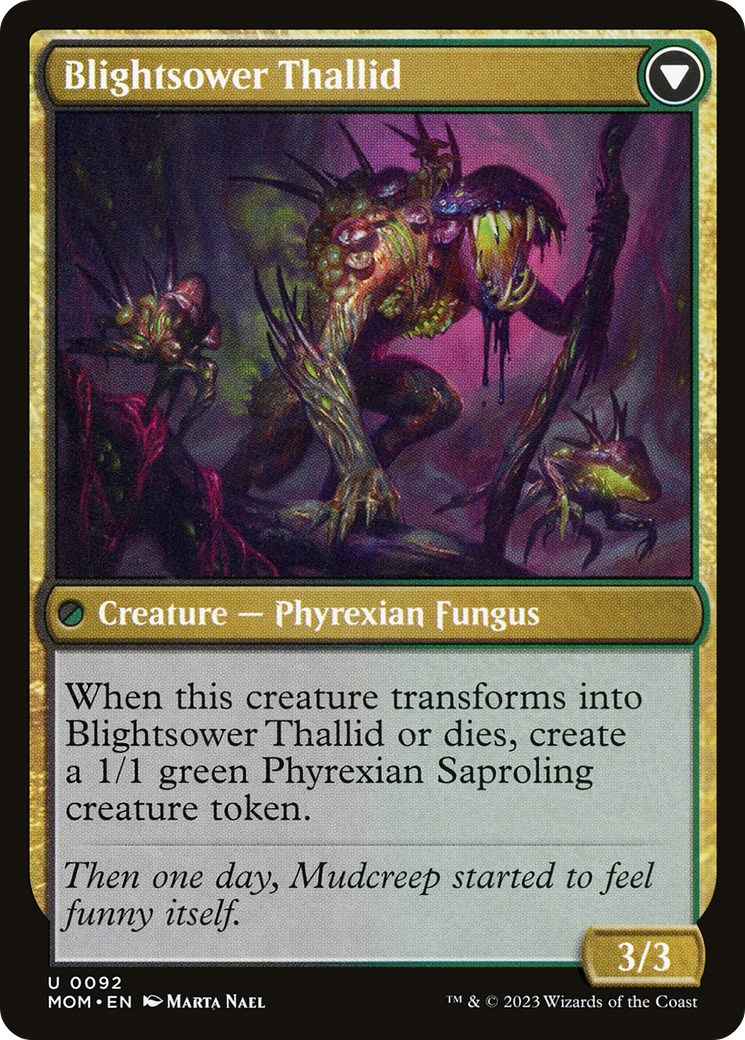 Blightreaper Thallid // Blightsower Thallid (MOM-092) - March of the Machine