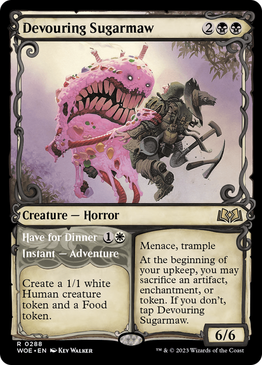 Devouring Sugarmaw // Have for Dinner (WOE-288) - Wilds of Eldraine: (Showcase)