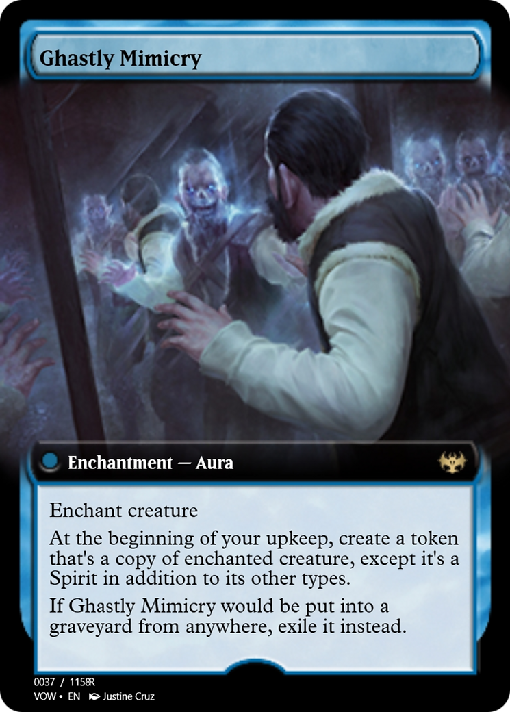 Mirrorhall Mimic // Ghastly Mimicry (PRM-95313) - Magic Online Promos Foil