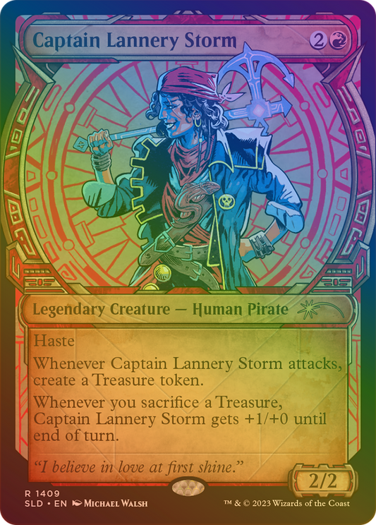 Captain Lannery Storm (SLD-1409) - Secret Lair Drop: (Showcase) Foil