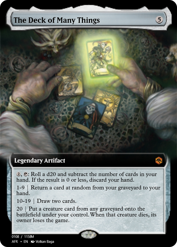 The Deck of Many Things (PRM-92832) - Magic Online Promos
