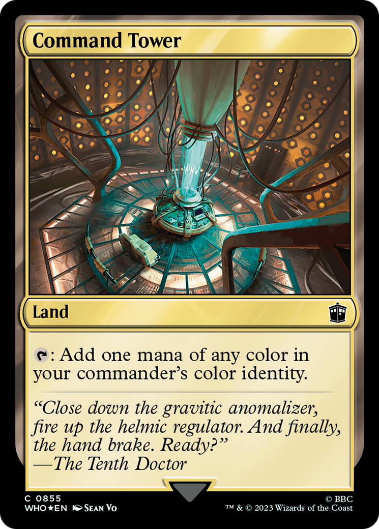 Command Tower (WHO-855) - Doctor Who Foil