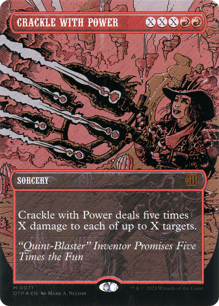 Crackle with Power (OTP-071) - Breaking News (Borderless) Foil