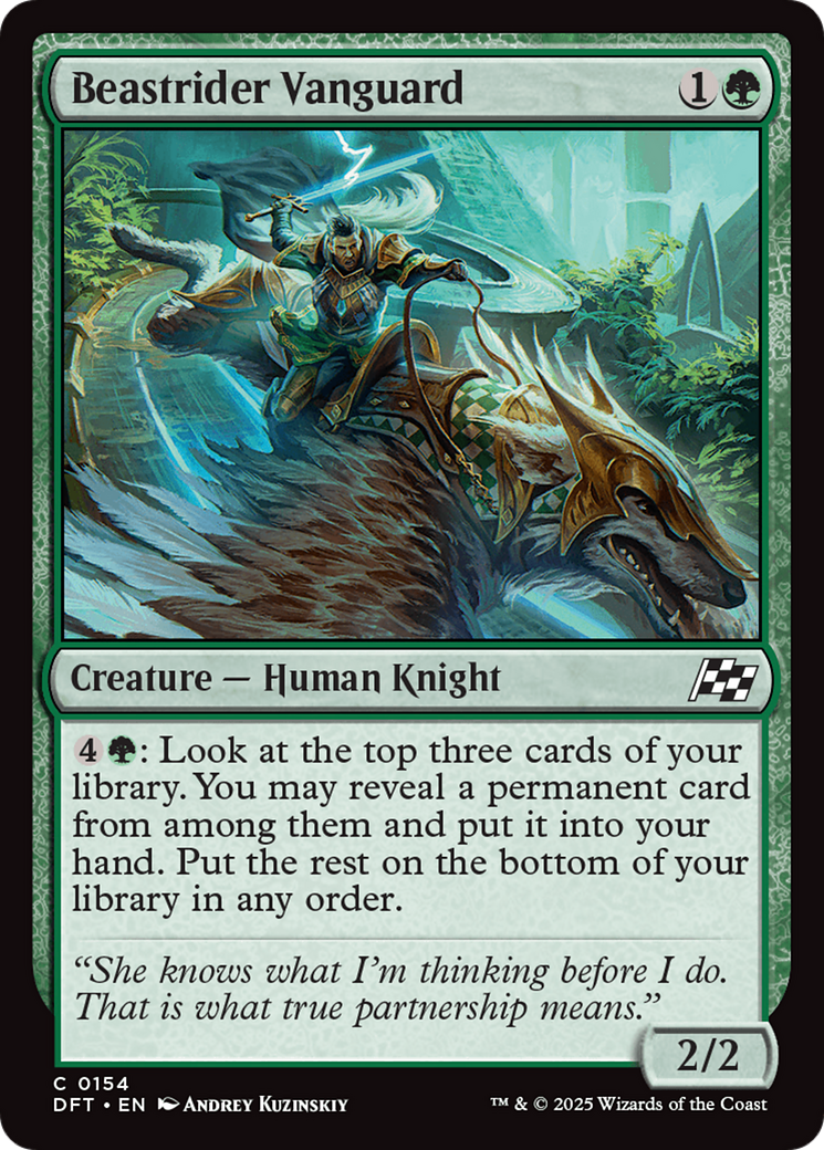 Beastrider Vanguard (DFT-154) - Aetherdrift Foil