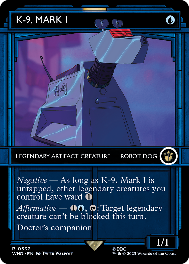 K-9, Mark I (WHO-537) - Doctor Who: (Showcase) (Borderless)