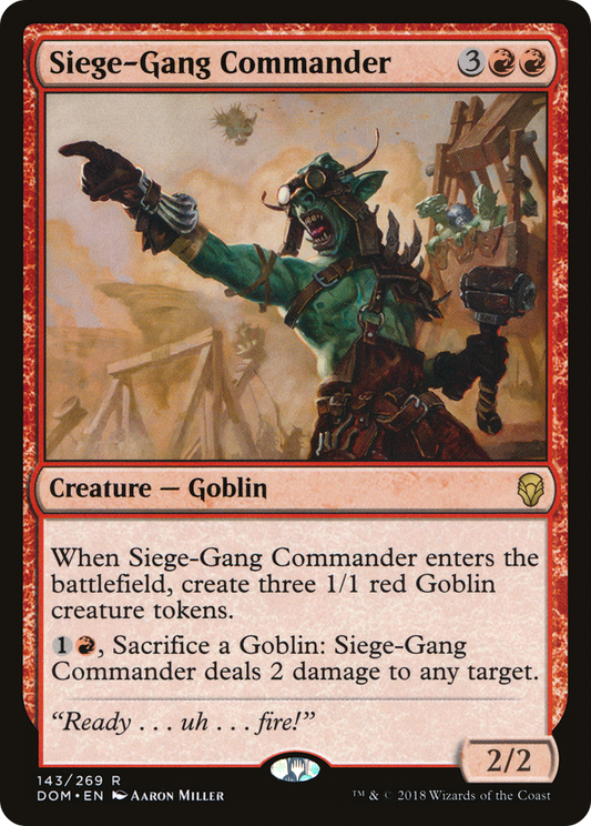 Siege-Gang Commander (DOM-143) - Dominaria (French)