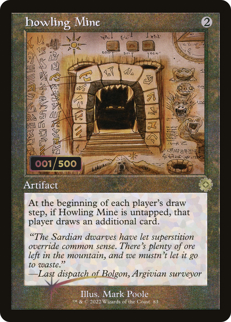 Howling Mine (BRR-083) - The Brothers' War Retro Artifacts Foil