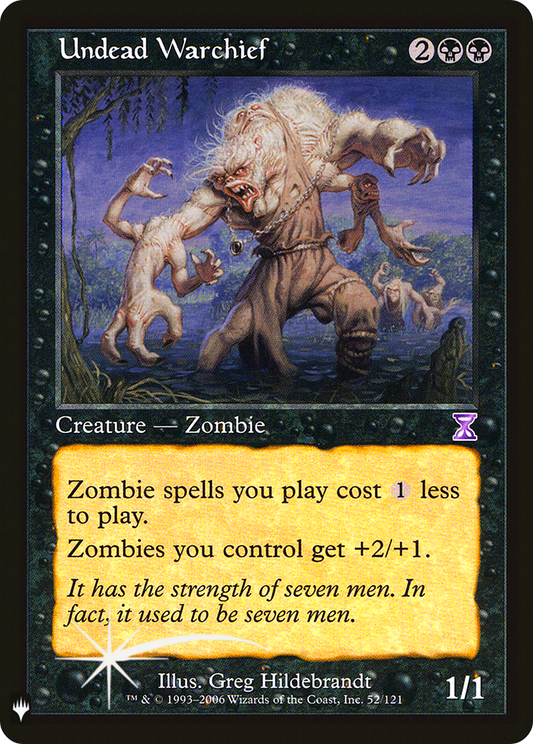 Undead Warchief (LIST-052) - The List Foil