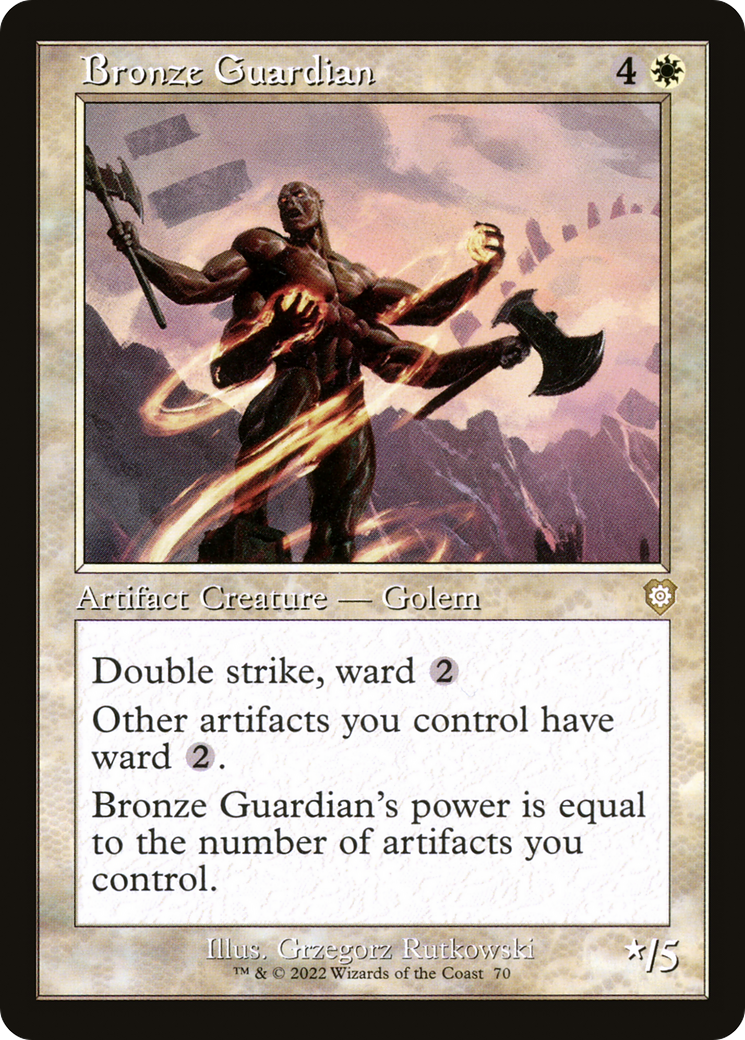 Bronze Guardian (BRC-070) - The Brothers' War Commander