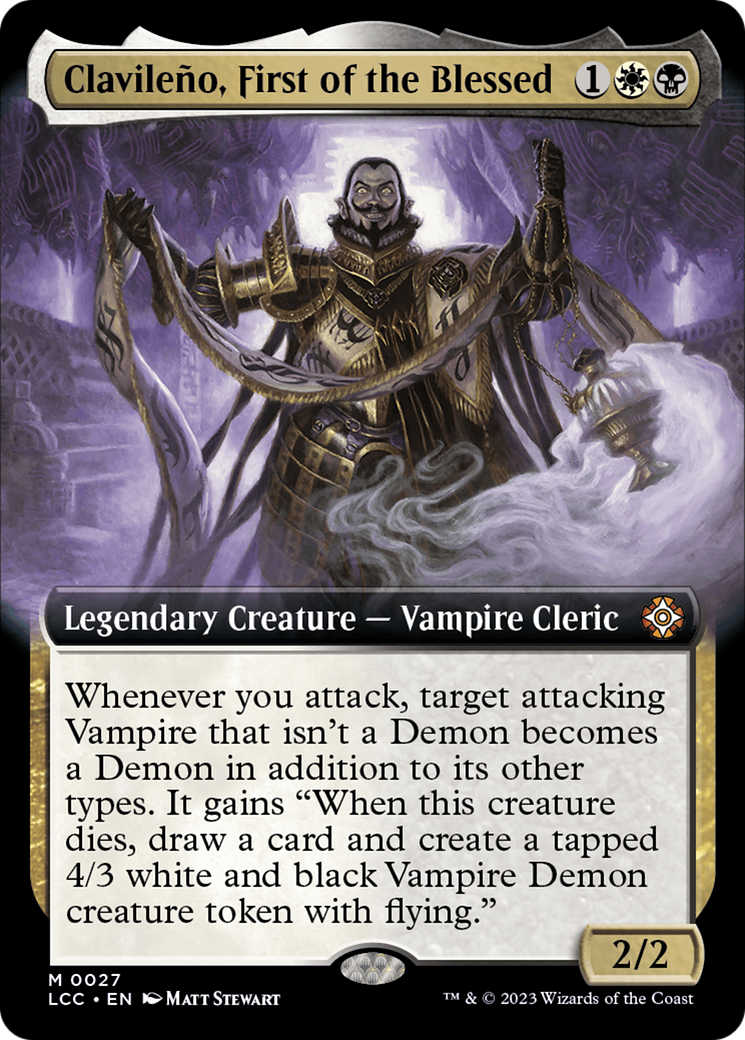 Clavileño, First of the Blessed (LCC-027) - The Lost Caverns of Ixalan Commander: (Extended Art)