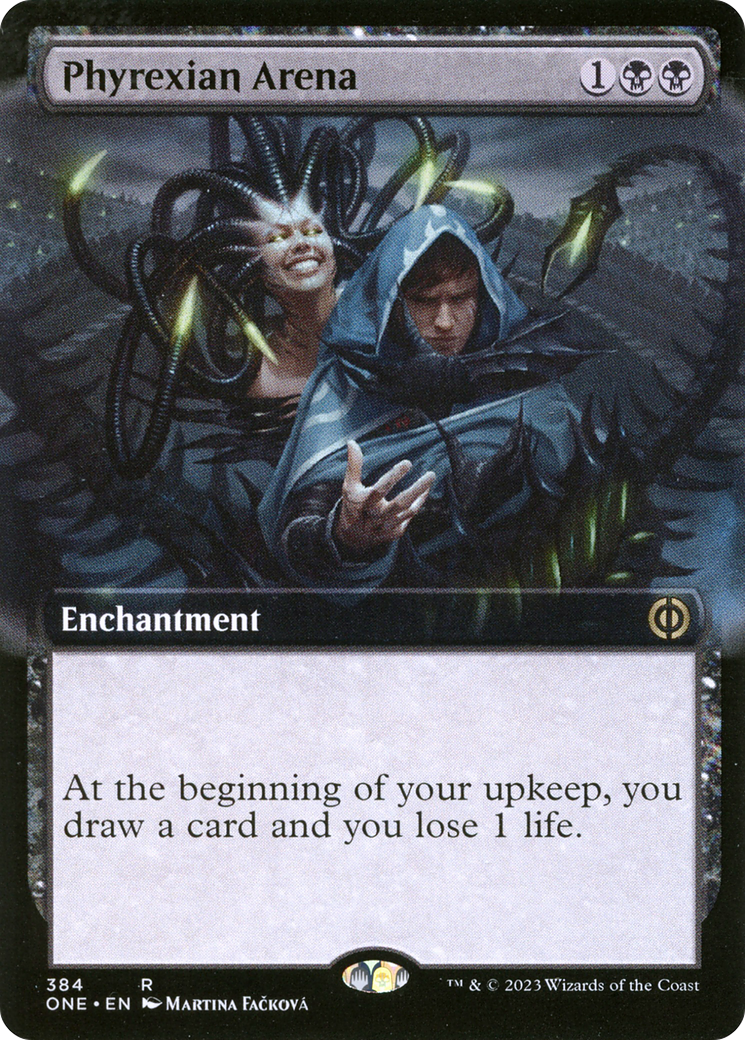 Phyrexian Arena (ONE-384) - Phyrexia: All Will Be One: (Extended Art)