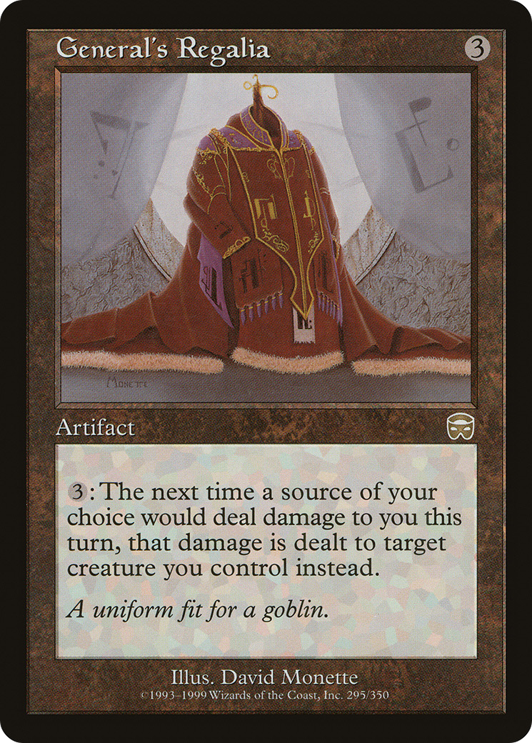 General's Regalia (MMQ-295) - Mercadian Masques Foil