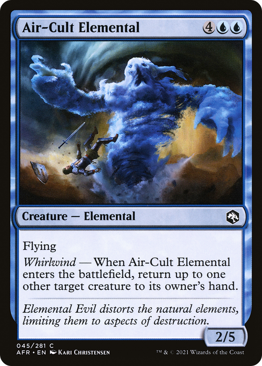 Air-Cult Elemental (AFR-045) - Adventures in the Forgotten Realms