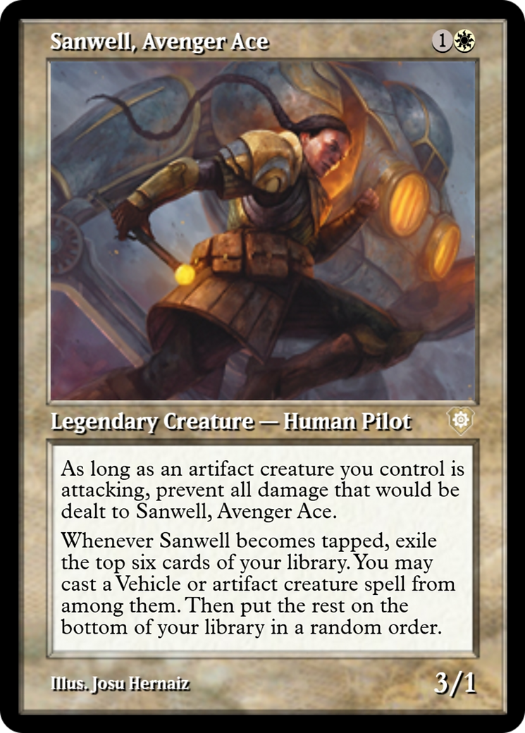 Sanwell, Avenger Ace (PRM-105628) - Magic Online Promos