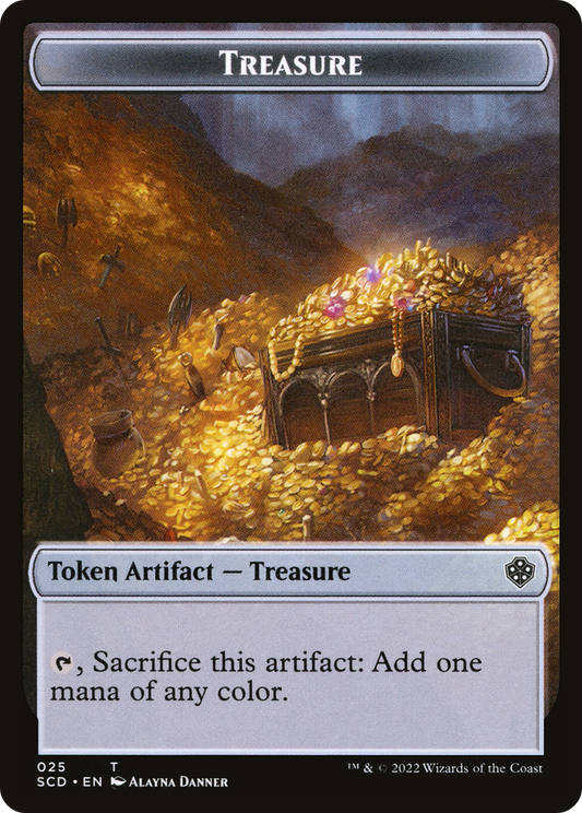 Treasure (TSCD-025) - Starter Commander Deck Tokens Foil