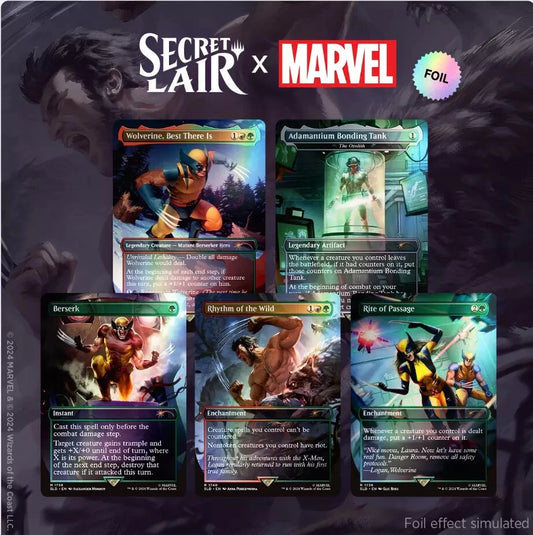 Secret Lair: MARVEL RAINBOW FOIL Wolverine